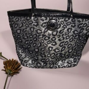 Coach METALLIC OCELOT TOTE. Coach BROOKE.